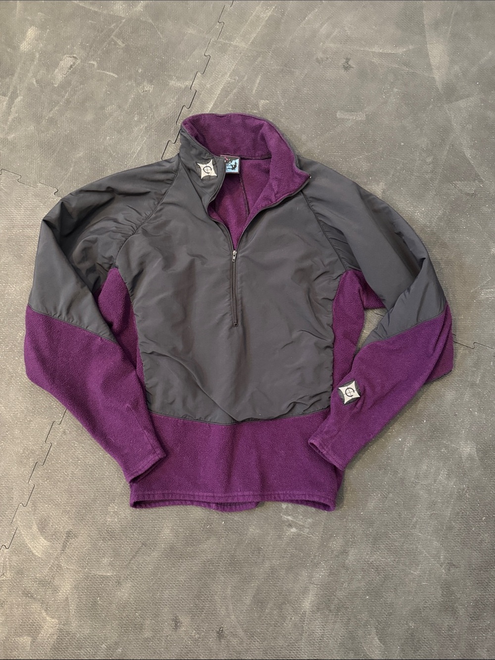 verve climbing * fits like S / XS * fleece 1/2 zip jacket (tag M)